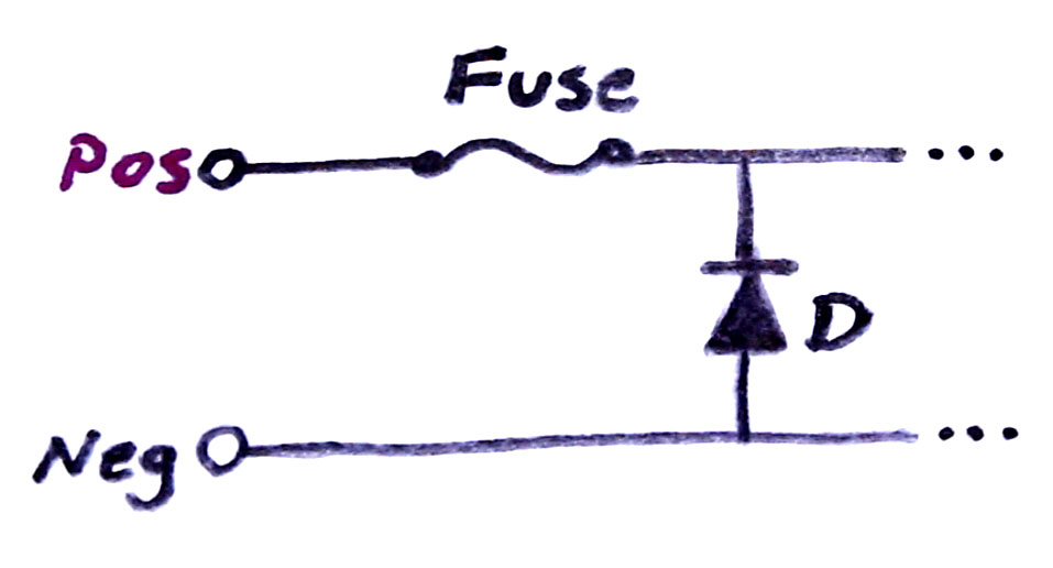 Reverse Polarity Protection Using a Fuse