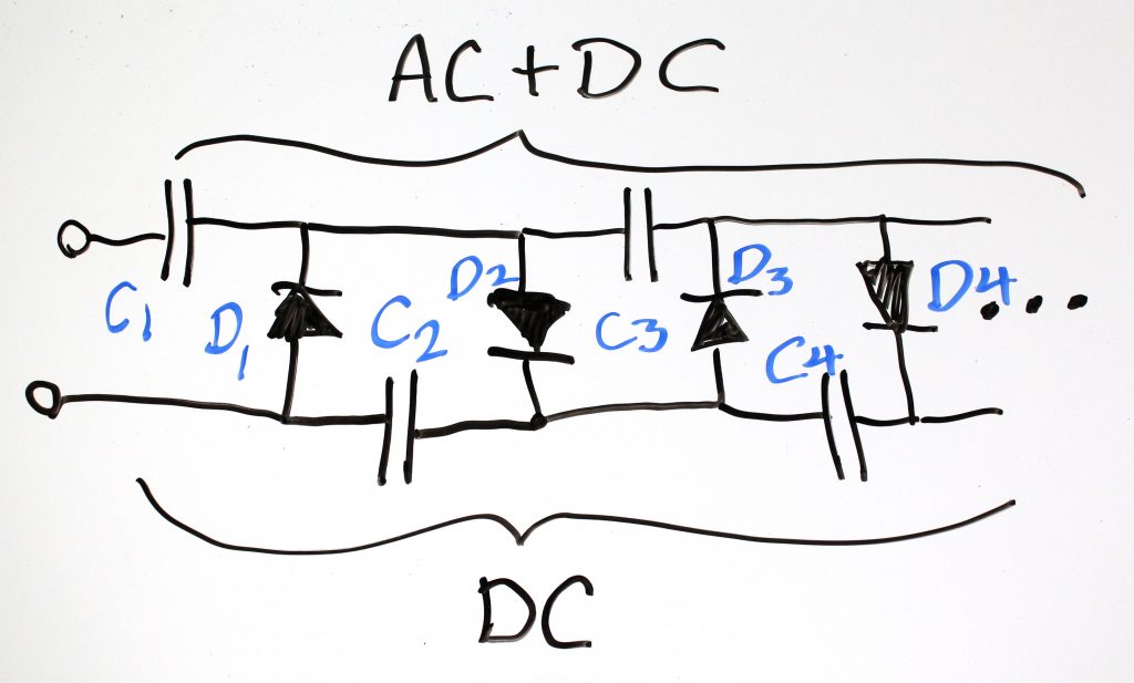 AC Voltage Multiplier Circuit